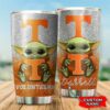 Tennessee Volunteers Baby Yoda Custom Name Tumbler 2