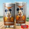 Texas Longhorns Mickey Custom Name Tumbler 3