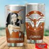 Texas Longhorns Wonder Woman Custom Name Tumbler 3