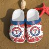 Texas Rangers Gift For MLB Fans Rubber Crocs Crocband Clogs, Comfy Foo 2