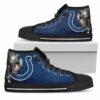 Thor Head Beside Indianapolis Colts Custom Canvas High Top Shoes L 2