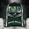 Tulane Green Wave NCAA DAD Custom Name Cap 2