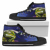 Turtle Carolina Panthers Ninja High Top Shoes 5