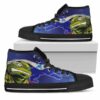 Turtle Detroit Lions Ninja Custom Canvas High Top Shoes L98 2