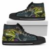 Turtle Jacksonville Jaguars Ninja Custom Canvas High Top Shoes L98 3