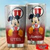 Utah Utes Mickey Custom Name Tumbler 2