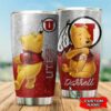 Utah Utes Pooh Custom Name Tumbler 3