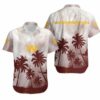 Washington Football Team Coconut Trees Gift For Fan Hawaiian Graph 2