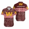 Washington Football Team Flower and Logo Hawaii Shirt and Shorts Summe 2