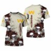 Washington Football Team Limited Edition All Team Skulls Roses 2