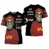 Washington Football Team Skull Haters Silence I Kill You Men’s And 3