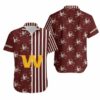 Washington Football Team Stripes and Skull Hawaii Shirt and Shorts Sum 3