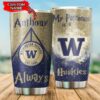 Washington Huskies Tumbler Harry Potter NCAA2 CUSTOM NAME 2