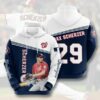 Washington Nationals MLB 29 Max Scherzer Signature Gift For Fan 3D Hoo 2