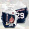 Washington Nationals MLB Max Scherzer 29 Signature Gift For Fan 3D Hoo 3