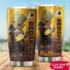 Washington Redskins Baby Groot Custom Name Tumbler 2