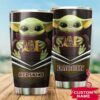 Washington Redskins Baby Yoda Tumbler Custom Name 2