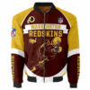 Washington Redskins Bomber Jacket Graphic Running men gift for fans 2