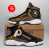 Washington Redskins Custom Name Air Jordan 13 Shoes V1 3