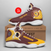 Washington Redskins Custom Name Air Jordan 13 Shoes V2 3