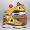 Washington Redskins Custom Name Air Jordan 13 Shoes V4 2