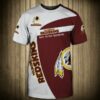 Washington Redskins T-shirt 3D “Hail to the Redskins”Short Sleeve 3