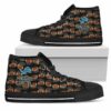 Wave Of Ball Detroit Lions Custom Canvas High Top Shoes L98 2