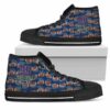 Wave Of Ball New York Giants Custom Canvas High Top Shoes L98 2