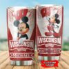 Wisconsin Badgers Tumbler Mickey Mouse NCAA 11 custom name 3