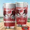 Wisconsin Badgers Tumbler MTLC NCAA CUSTOM NAME 3