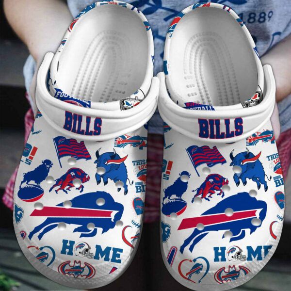 Buffalo Bills Fan Footwear: Crocs Clog Elegance 1