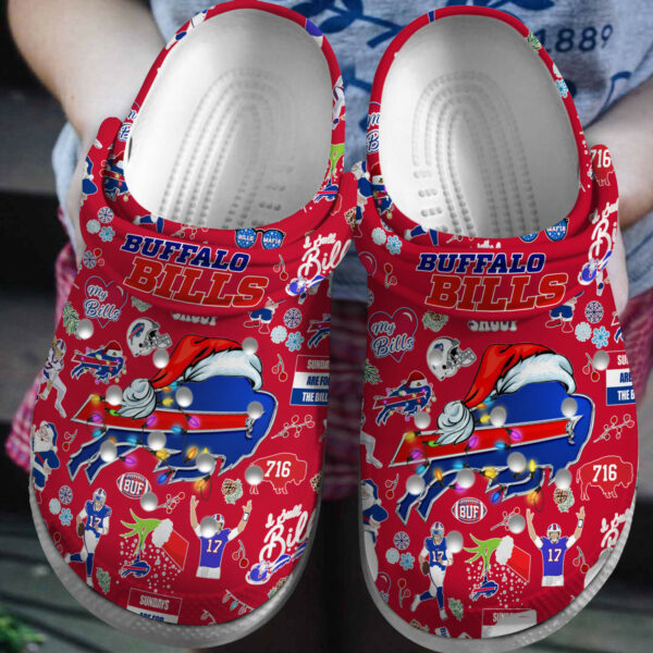 Clog Comfort Buffalo Bills Style, NFL Crocs Collection 1