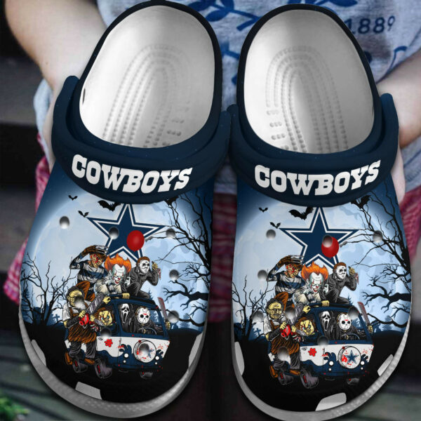 Star Power on Your Feet Exclusive Dallas Cowboys Crocs Clogs 1