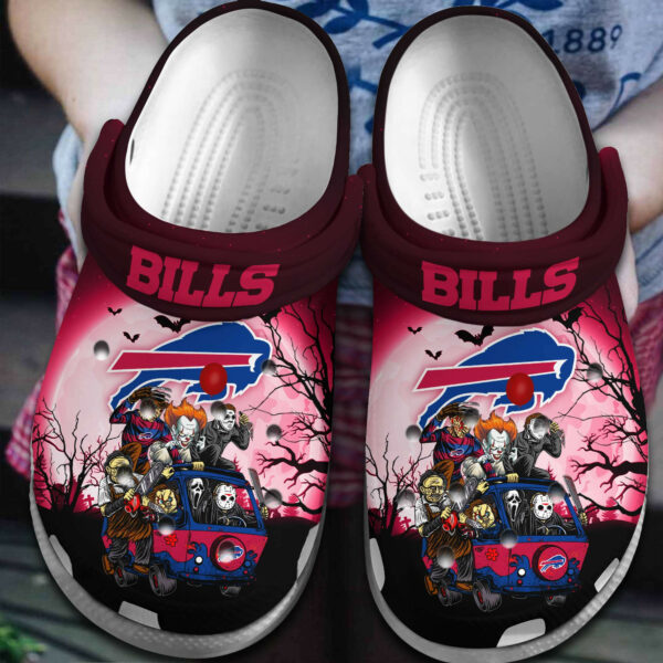 Game Day Glory, Bills Fanatic Crocs Clog Shoes 1