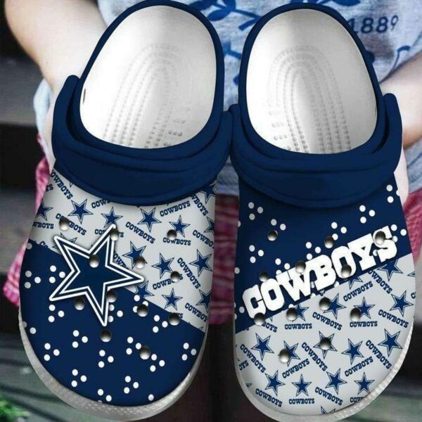 NFL Footwear Finesse Dallas Cowboys Crocs Unleashed 1