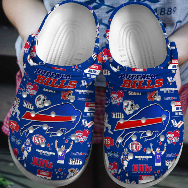 Step into Victory Buffalo Bills NFL Crocs 1