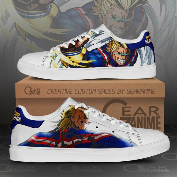 All Might Skate Shoes My Hero Academia Custom Anime Shoes PN10 1