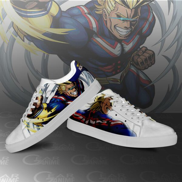 All Might Skate Shoes My Hero Academia Custom Anime Shoes PN10 2