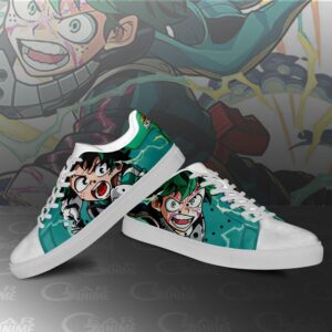 Izuku Midoriya Skate Shoes My Hero Academia Custom Anime Shoes PN10 7