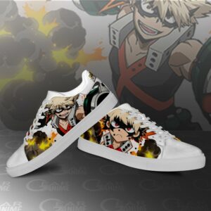 Katsuki Bakugou Skate Shoes My Hero Academia Custom Anime Shoes PN10 7