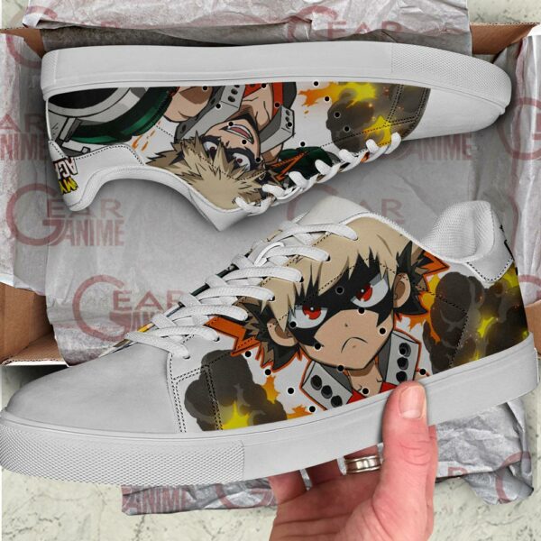 Katsuki Bakugou Skate Shoes My Hero Academia Custom Anime Shoes PN10 2