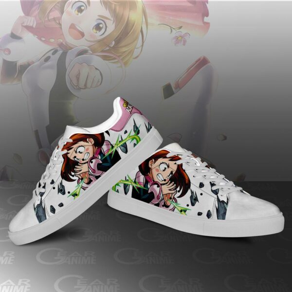 Ochako Uraraka Skate Shoes My Hero Academia Custom Anime Shoes PN10 2