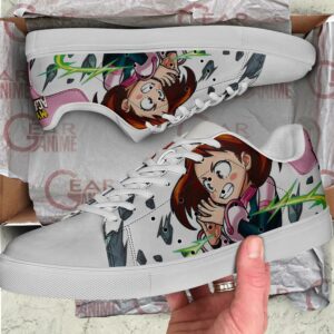 Ochako Uraraka Skate Shoes My Hero Academia Custom Anime Shoes PN10 7