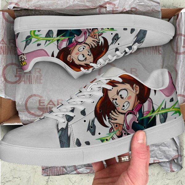 Ochako Uraraka Skate Shoes My Hero Academia Custom Anime Shoes PN10 4