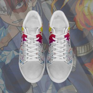 Shoto Todoroki Skate Shoes My Hero Academia Custom Anime Shoes PN10 7