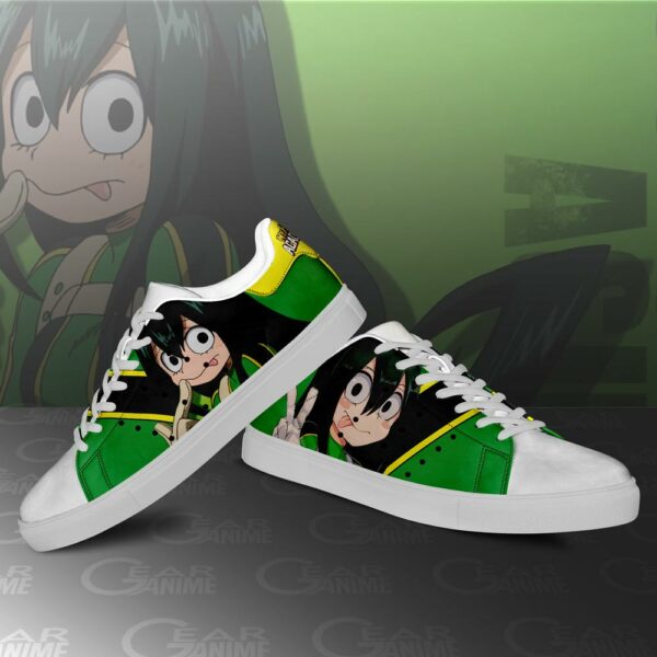 Tsuyu Asui Skate Shoes My Hero Academia Custom Anime Shoes PN10 2