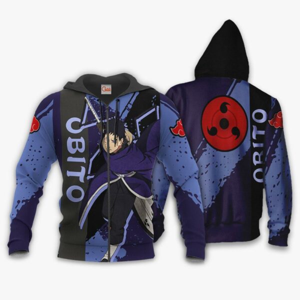 Obito Hoodie Akatsuki Naruto Shirt Custom Anime Zip Jacket 1