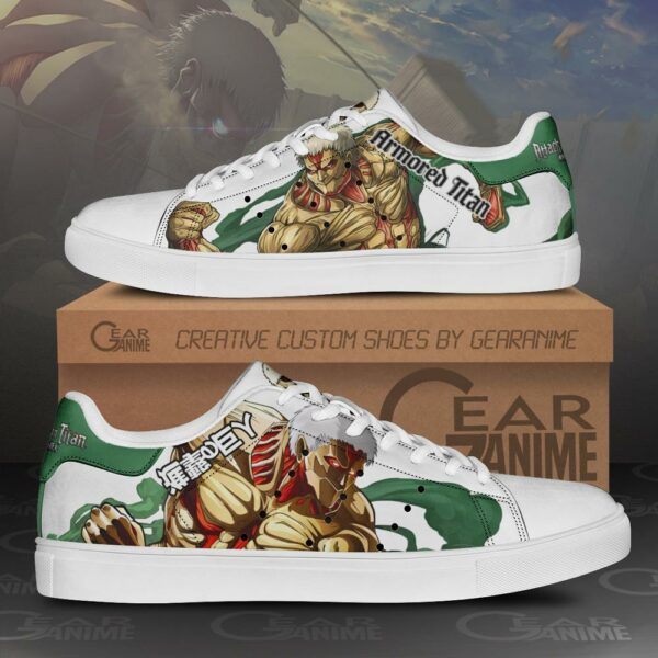 Armored Titan Skate Sneakers Uniform Attack On Titan Anime Shoes PN10 1