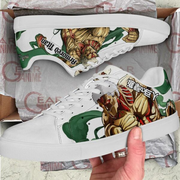 Armored Titan Skate Sneakers Uniform Attack On Titan Anime Shoes PN10 2