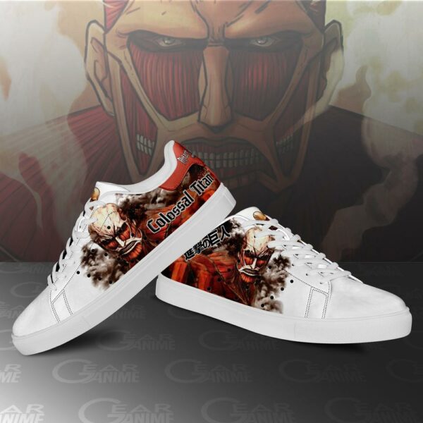 Colossal Titan Skate Sneakers Uniform Attack On Titan Anime Shoes PN10 3